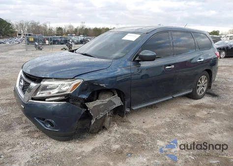 2014 Nissan Pathfinder S из США, поврежденный, VIN 5N1AR2MNXEC706566